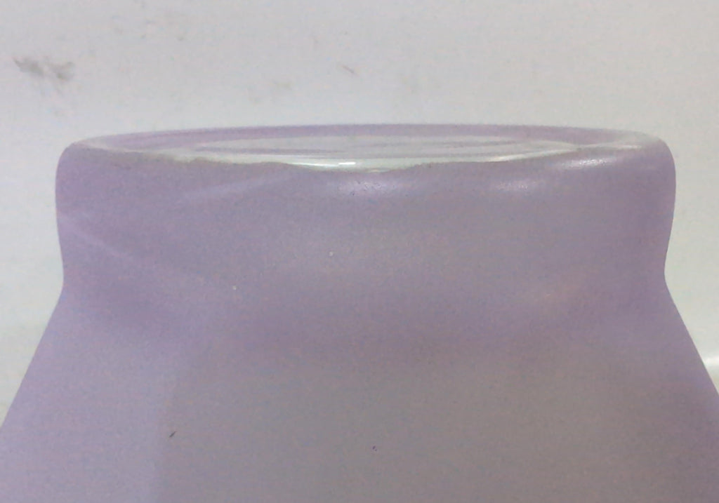 Set of Two Lavender Frosted Glass Bowl Set