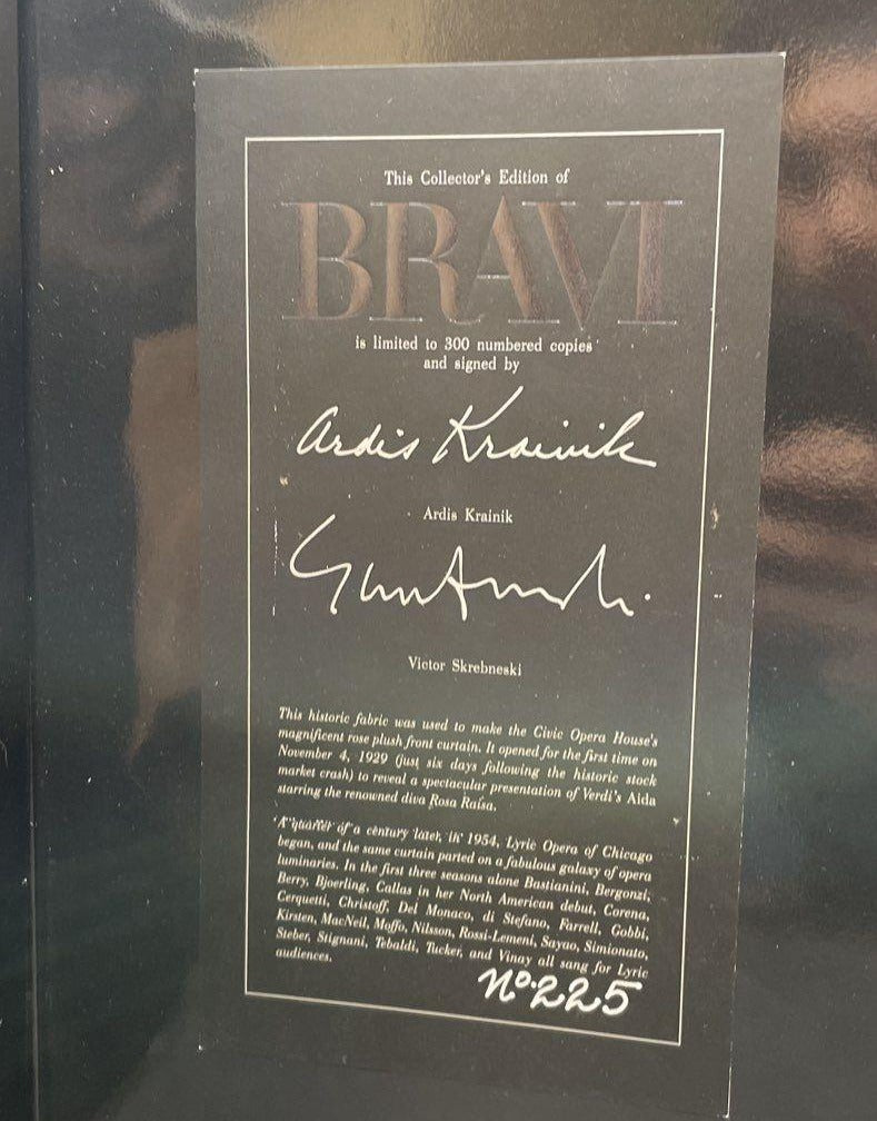 Collector's Edition Bravi by Victor Skrebneski for Lyric Opera of Chicago Signed by Victor Skrebneski (Fixes)