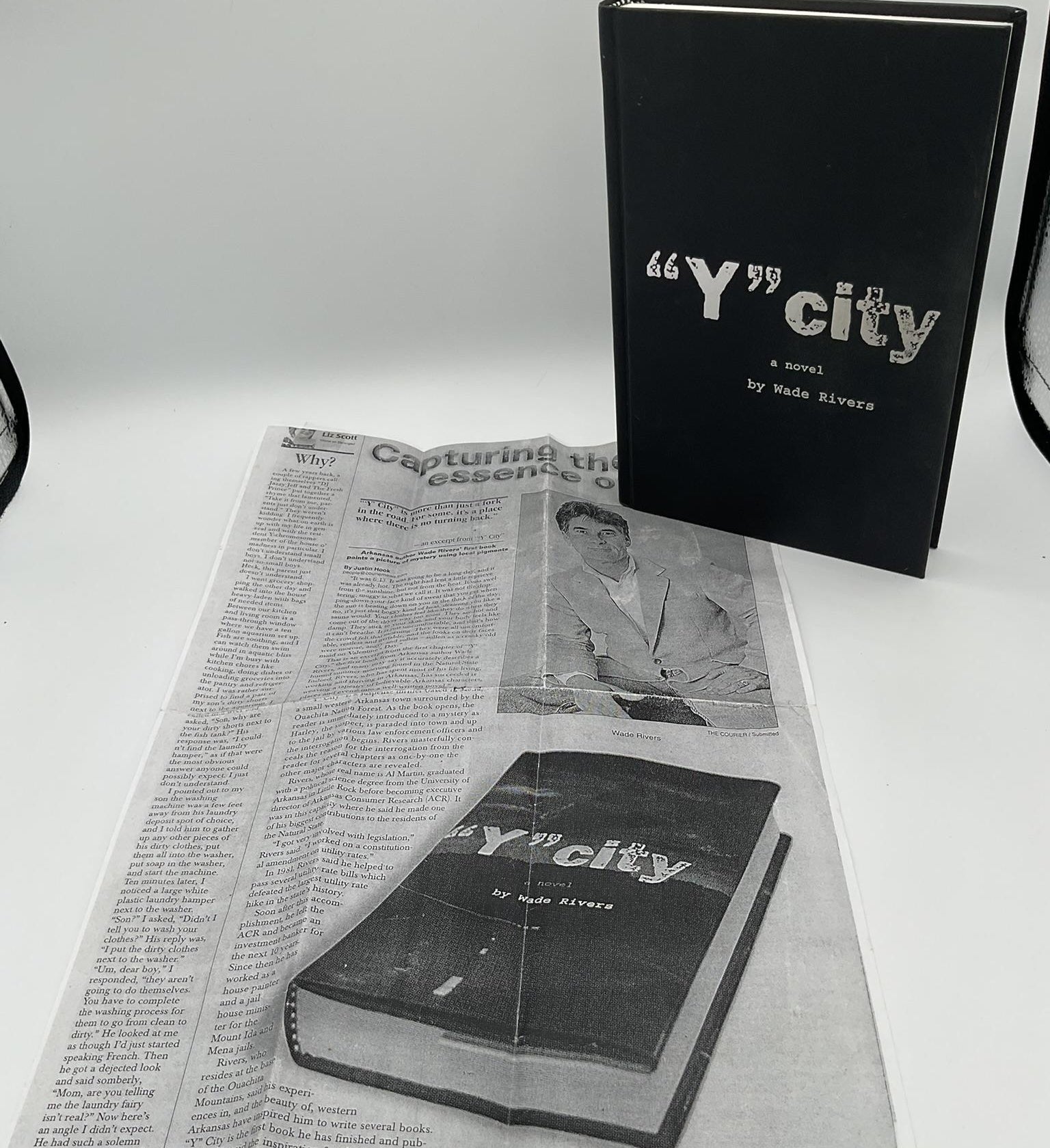Y City by Wade Rivers Signed by Wade Rivers First Edition 2009 Hardcover (Fixes)