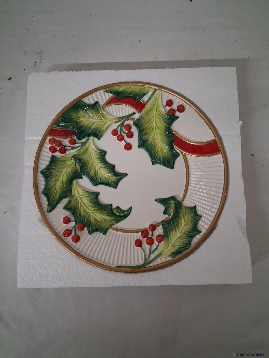 AGE REVIEW Fitz and Floyd Noel Classique Canape Plate