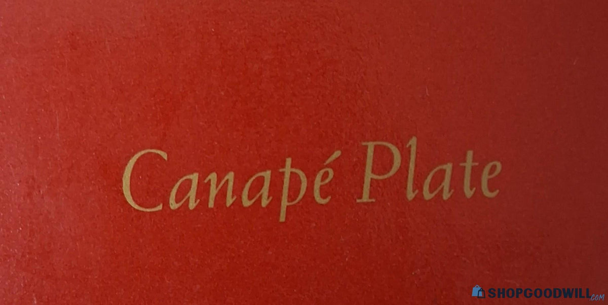 AGE REVIEW Fitz and Floyd Noel Classique Canape Plate