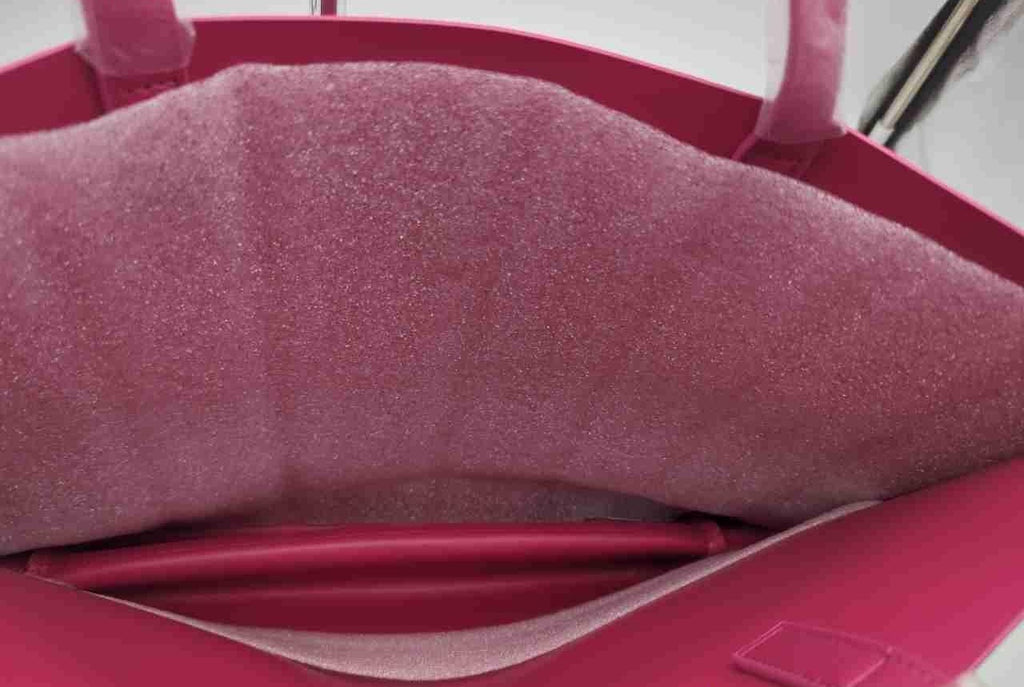 Christian Siriano Silhouette in Bloom Pink Tote Bag, Lightweight Floral Handle Shopper