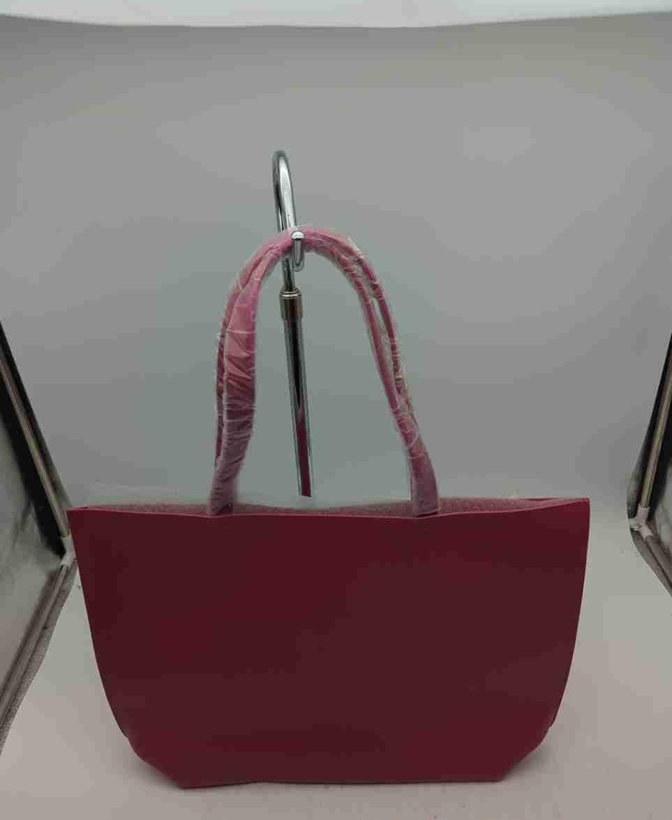 Christian Siriano Silhouette in Bloom Pink Tote Bag, Lightweight Floral Handle Shopper