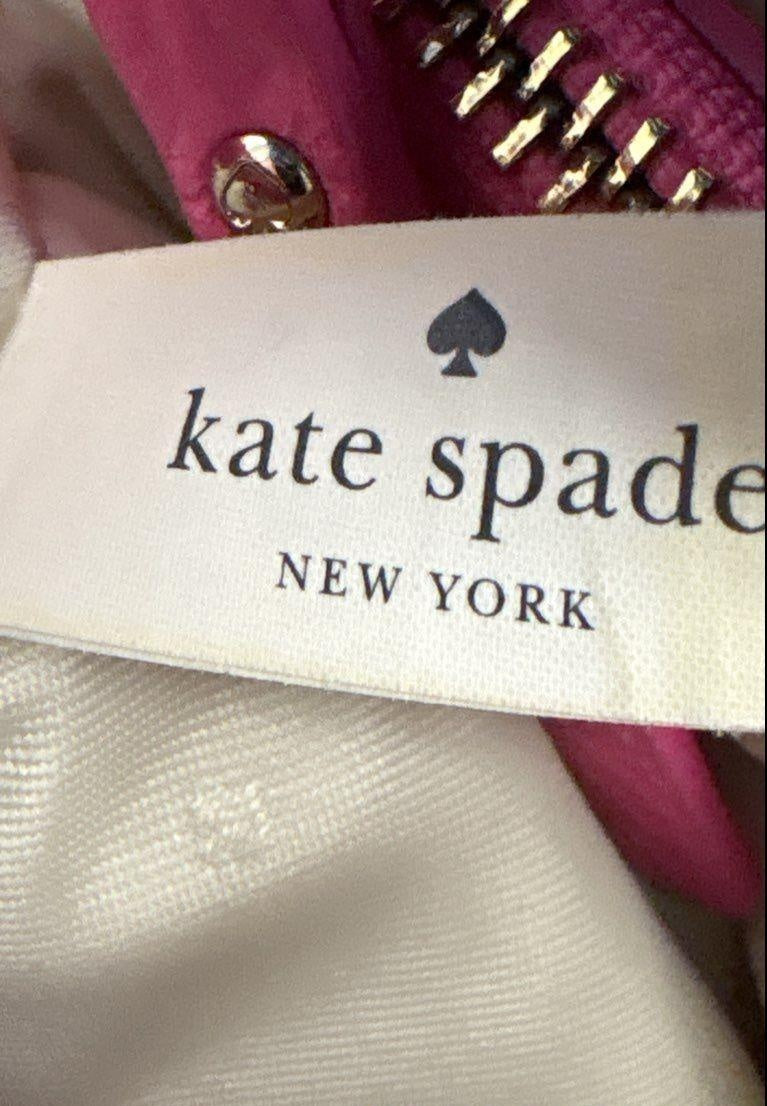 Kate Spade New York Pink Pebbled Leather Chain Strap Shoulder Tote