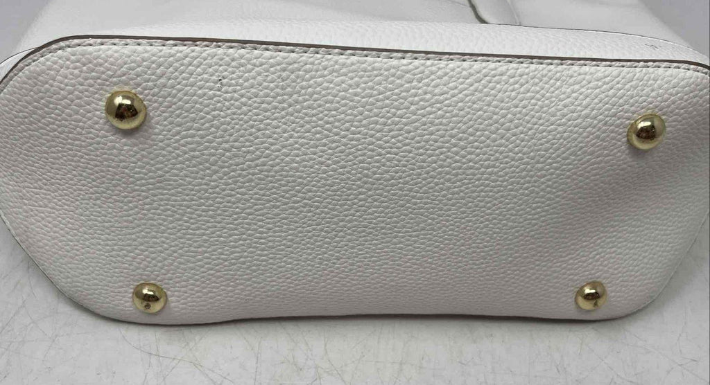 AGE REVIEW Nanette Lepore Womens White Inner Pockets Double Handle Shoulder Purse