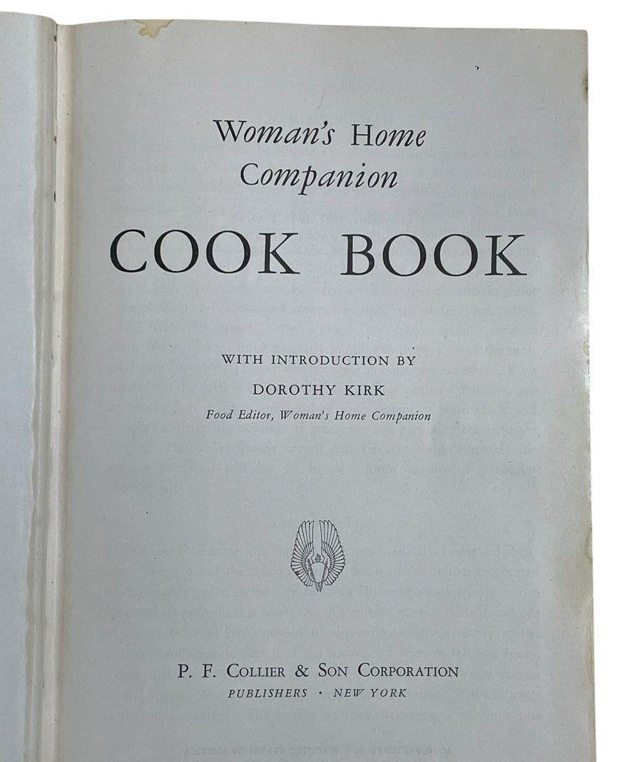 Woman's Home Companion Cook Book vintage hardcover, view 3