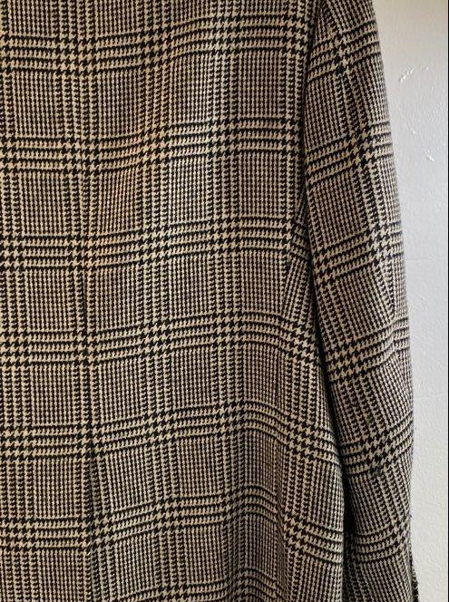 Vintage Brooks Brothers Men's Glen Plaid Tweed Sport Coat