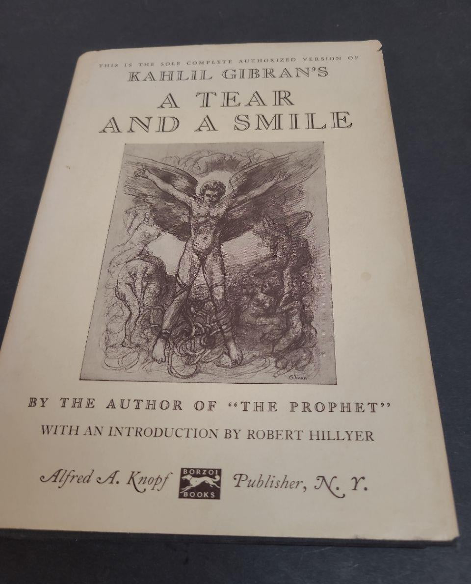 Three Kahlil Gibran Alfred A. Knopf cream hardcovers: A Tear and a Smile, The Wanderer, Sand and Foam, view 2