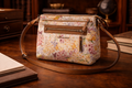 Floral Crossbody Bag Soft Pastel Flower Print | Lightweight Everyday Shoulder Purse