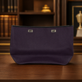 Lo & Sons Seville Tote Purple Shell Only with Tags and Dust Bag