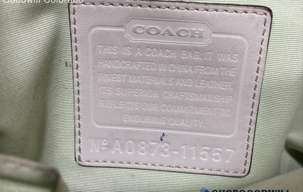 Vintage Coach Hamptons Madeline Signature Top Handle Bag