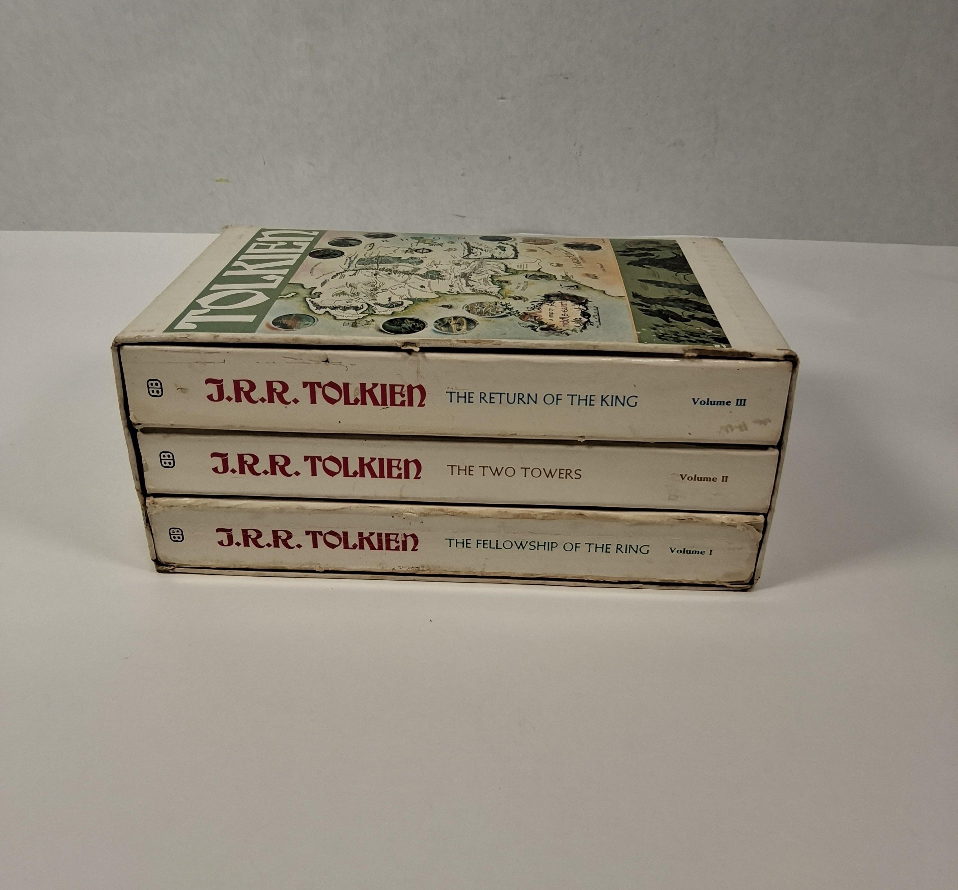 The Lord of the Rings Trilogy Boxed Set by J.R.R. Tolkien | 2nd Edition, 1971 Printing Complete 3-Volume Set