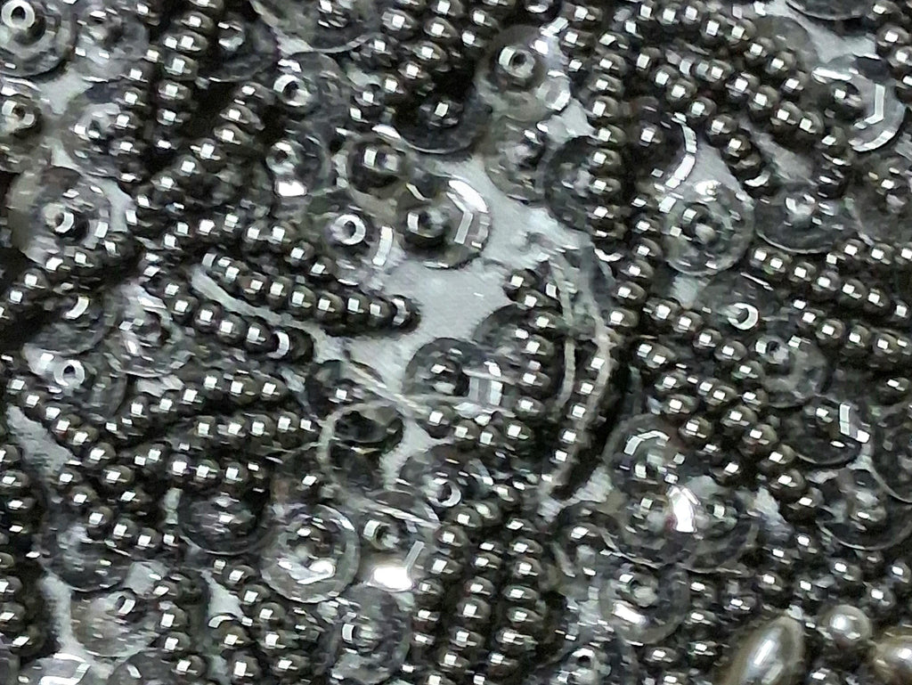 Vintage La Regale Handmade Beaded Black Evening Clutch Purse