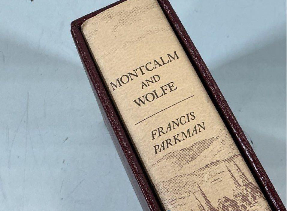 Montcalm and Wolfe by Francis Parkman 1984 Hardcover with Slipcase