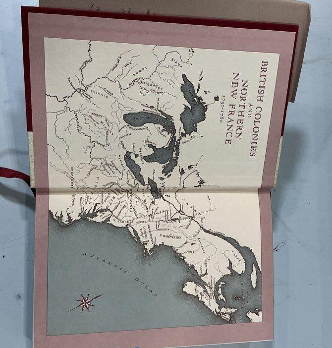 Montcalm and Wolfe by Francis Parkman, 1984 burgundy hardcover with slipcase, view 5