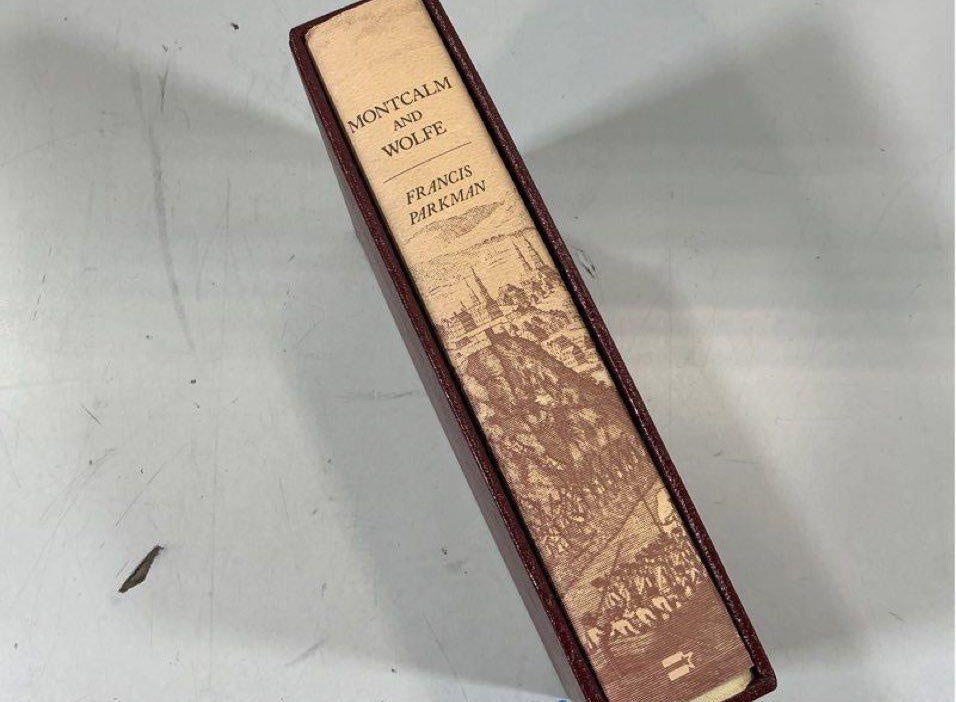 Montcalm and Wolfe by Francis Parkman, 1984 burgundy hardcover with slipcase, view 11