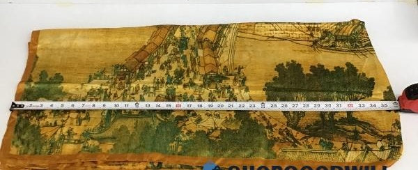 Jinayin Scenic Print Silk Scarf