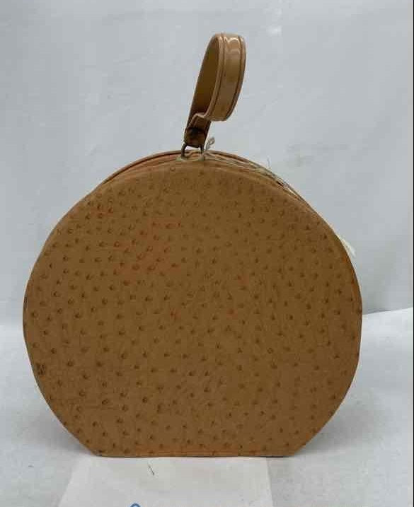 Tan Ostrich Travel Bag