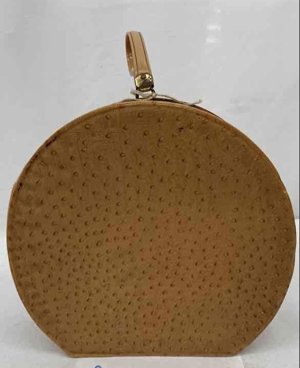 Tan Ostrich Travel Bag
