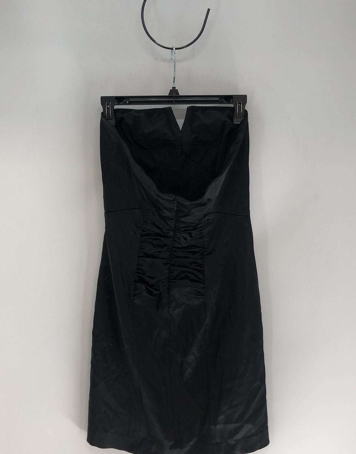 Nicole Miller Women's Black Short Strapless Body-Fitted Dress Size 10