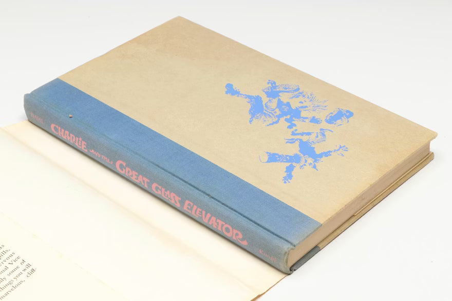 Charlie and the Great Glass Elevator by Roald Dahl, 1972 Knopf first edition in dust jacket, view 6