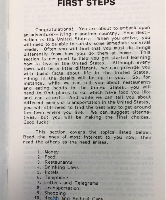 Living in the U.S. by The Experiment in International Living, 1984 Softcover