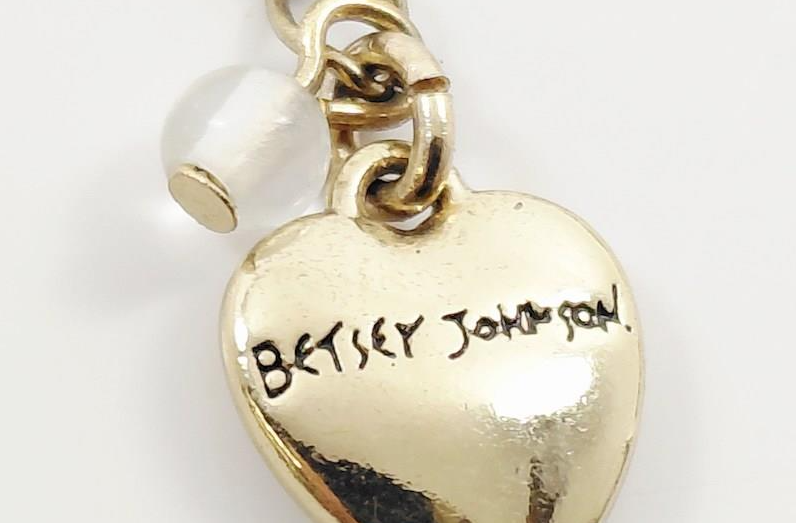 Betsey Johnson Crystal Peacock Pendant Necklace | Gold Tone Blue Purple Rhinestone Statement Necklace