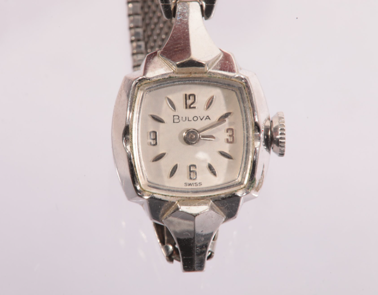 Vintage Bulova Ladies Watch – 10k RGP – Swiss – Working