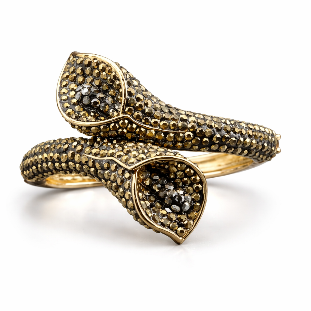 Butler and Wilson Crystal Lily Bracelet