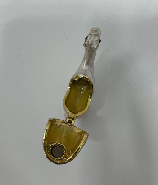 Miniature Jeweled Enamel Camel Trinket Box – 2.5" Hinged Collectible Figurine