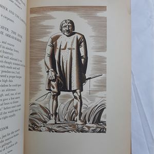 The Canterbury Tales by Geoffrey Chaucer, 1934 hardcover, view 9