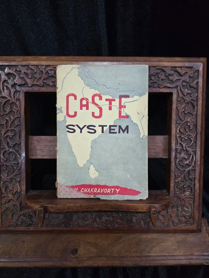 Caste System in India by P. M. Chakravorty, 1954 Banaras small-format booklet with printed wrapper, view 2
