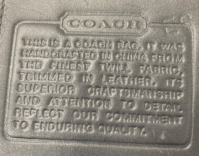 Coach Black Leather Small Clutch Crossbody Bag – Minimalist Classic