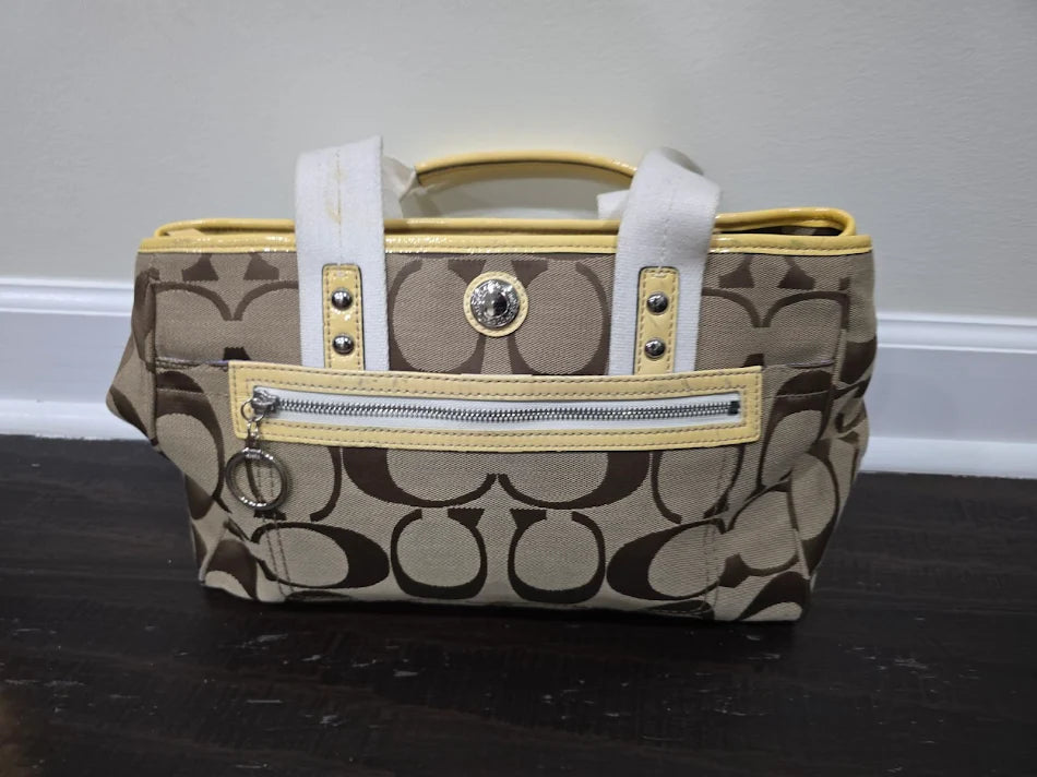 Coach Heavy Canvas Handbag Bundle – 3 Bags – Vintage Feel – Clean Interiors