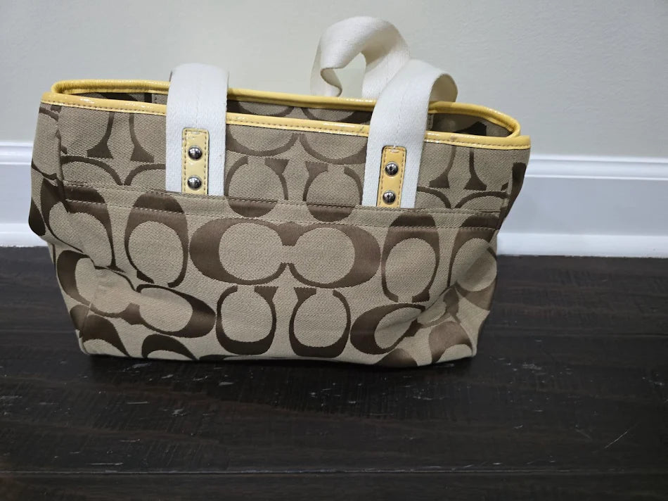 Coach Heavy Canvas Handbag Bundle – 3 Bags – Vintage Feel – Clean Interiors