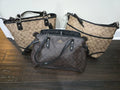 Coach Signature Handbag Bundle – 3 Bags – Clean Condition – Priced to Move