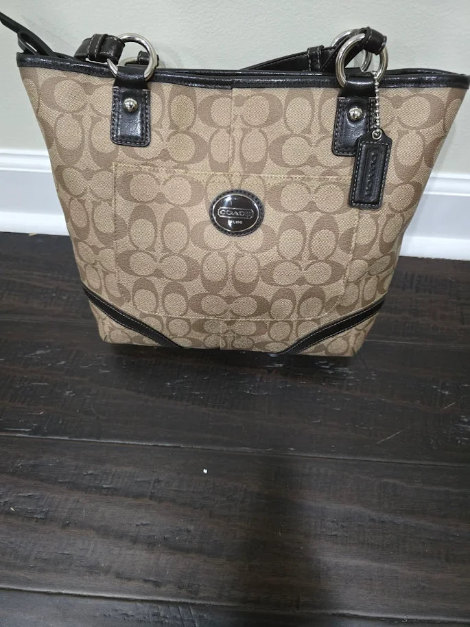 Coach Signature Handbag Bundle – 3 Bags – Clean Condition – Priced to Move