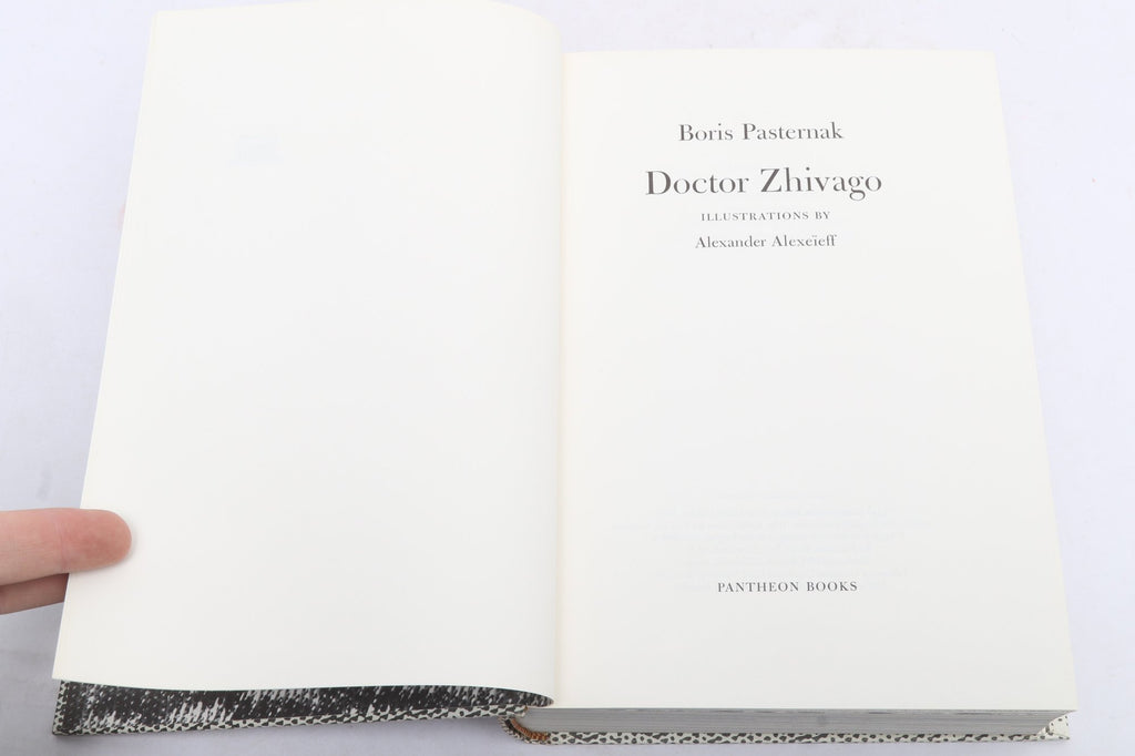 Doctor Zhivago by Boris Pasternak, 1959 First American Edition Illustrated Edition