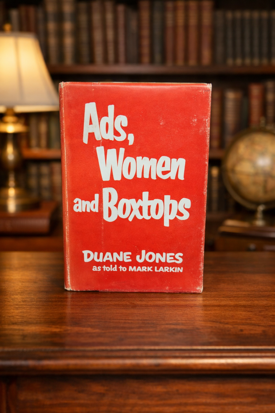 Ads, Women and Boxtops by Duane Jones, 1955 Printers' Ink Books hardcover with red dust jacket