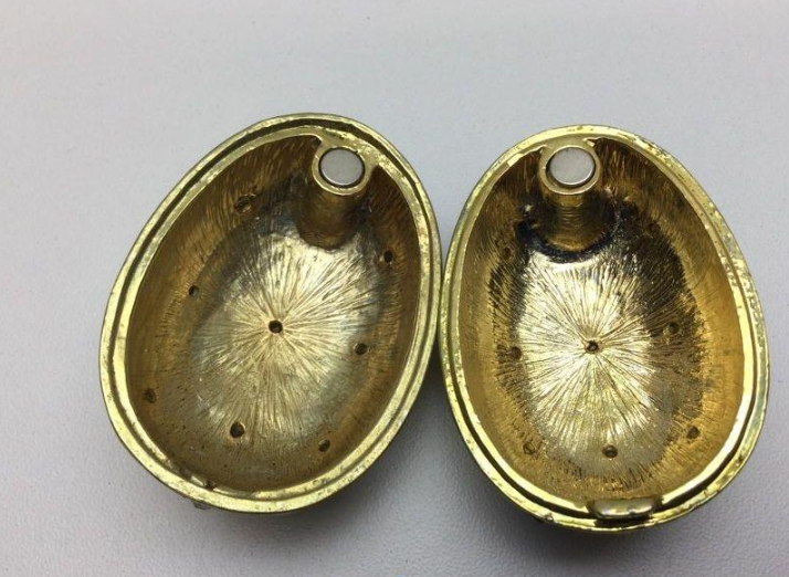 Vintage Enameled Egg Trinket Box