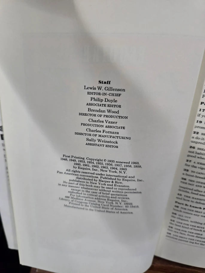 Esquire Party Book, First Edition, Later Printing | Designed by Seymour Chwast (Excellent Dust Jacket)