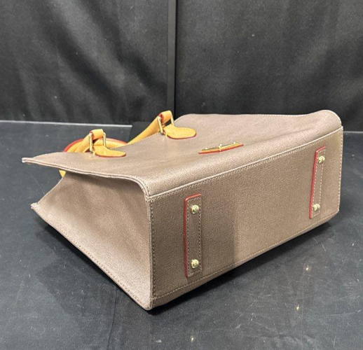 Dooney and Bourke Executive | Saffiano-Style Tote (Taupe/Gray) | Classic Executive Bag