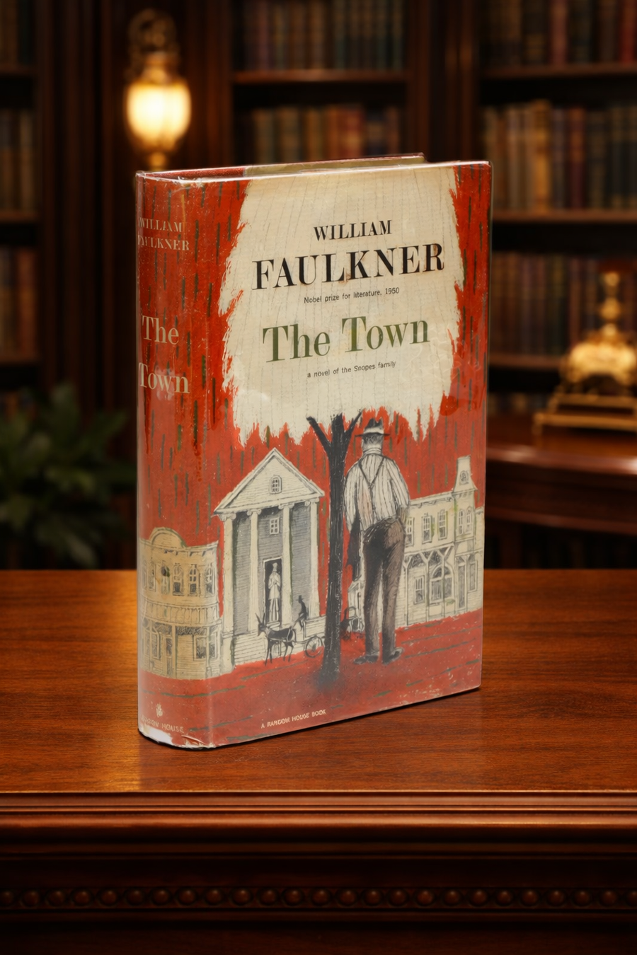 The Town by William Faulkner, 1957 Random House first edition in unclipped dust jacket