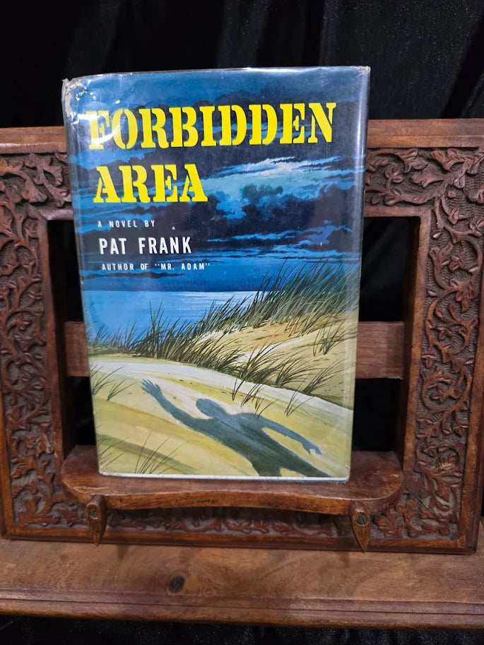 Forbidden Area by Pat Frank, 1956 J. B. Lippincott first edition hardcover in dust jacket, view 2