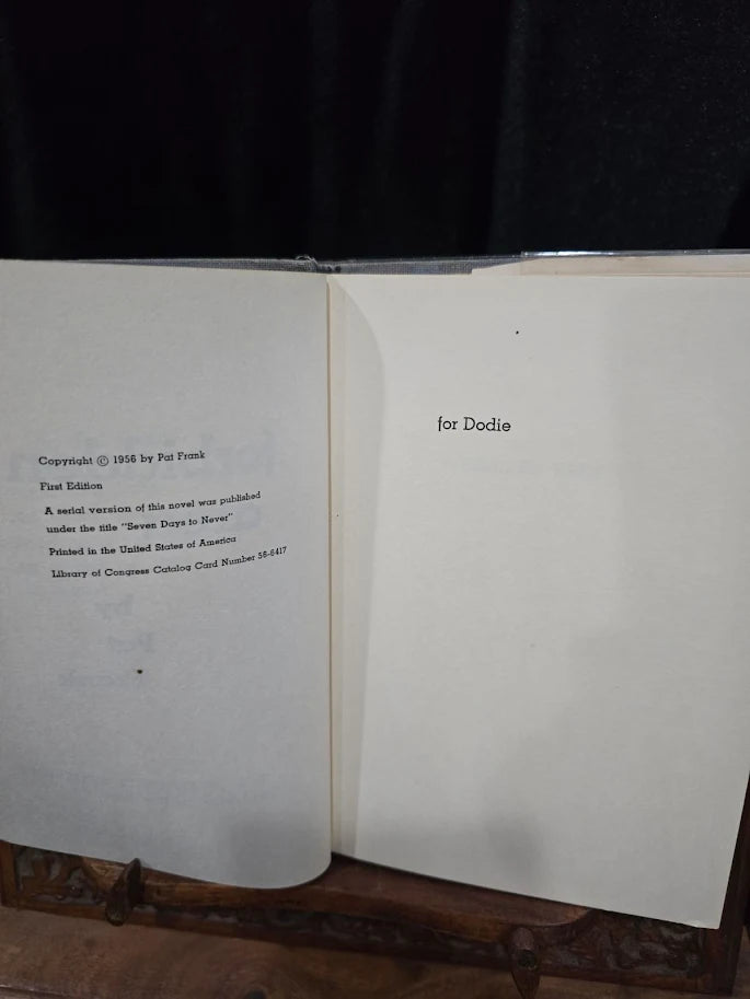 Forbidden Area by Pat Frank, 1956 J. B. Lippincott first edition hardcover in dust jacket, view 5