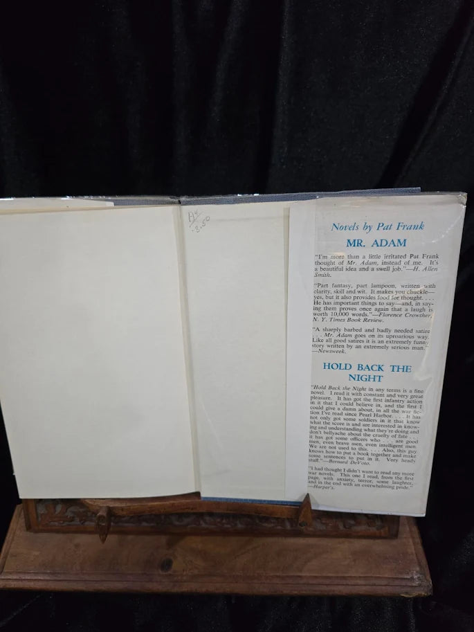 Forbidden Area by Pat Frank, 1956 J. B. Lippincott first edition hardcover in dust jacket, view 6
