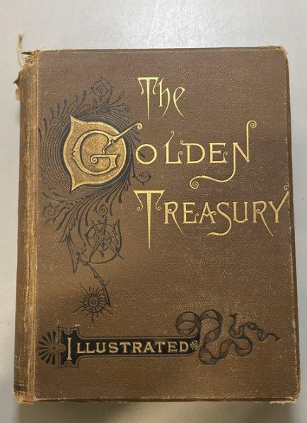 1887 The Golden Treasury James Hunter Illustrated Antiquarian Subscription Volume I