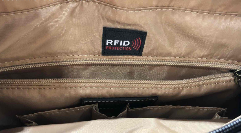 Gun Tote’n Mamas Brown Distressed Leather Conceal Carry Handbag RFID Protection CCW Purse