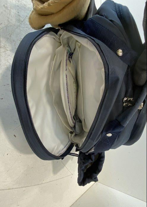 Picnic at Ascot navy picnic backpack for four with blanket, plates, cups and utensils, view 6