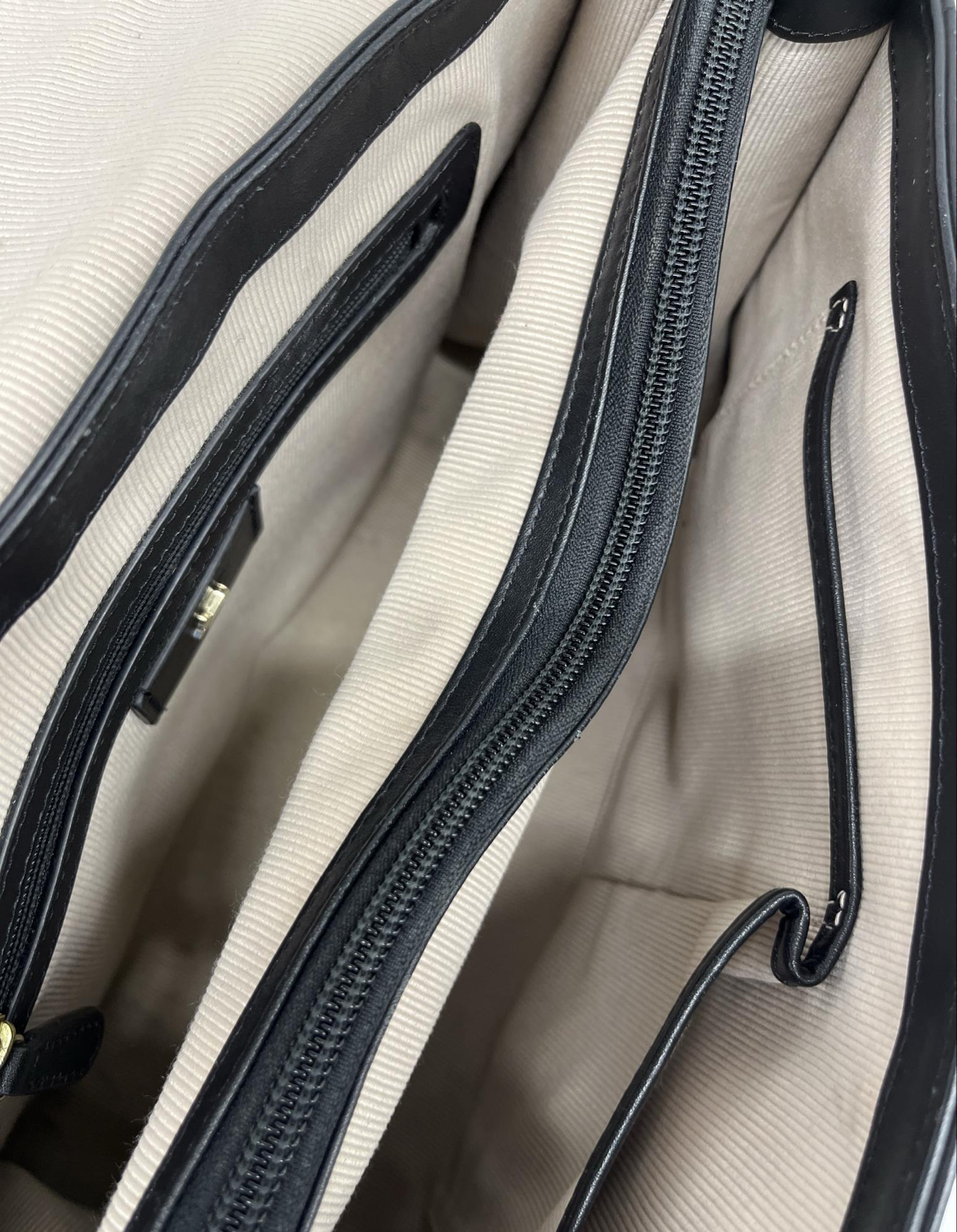 Radley London Black Leather Tote Handbag with Dual Handles | Large Everyday Work Shopper
